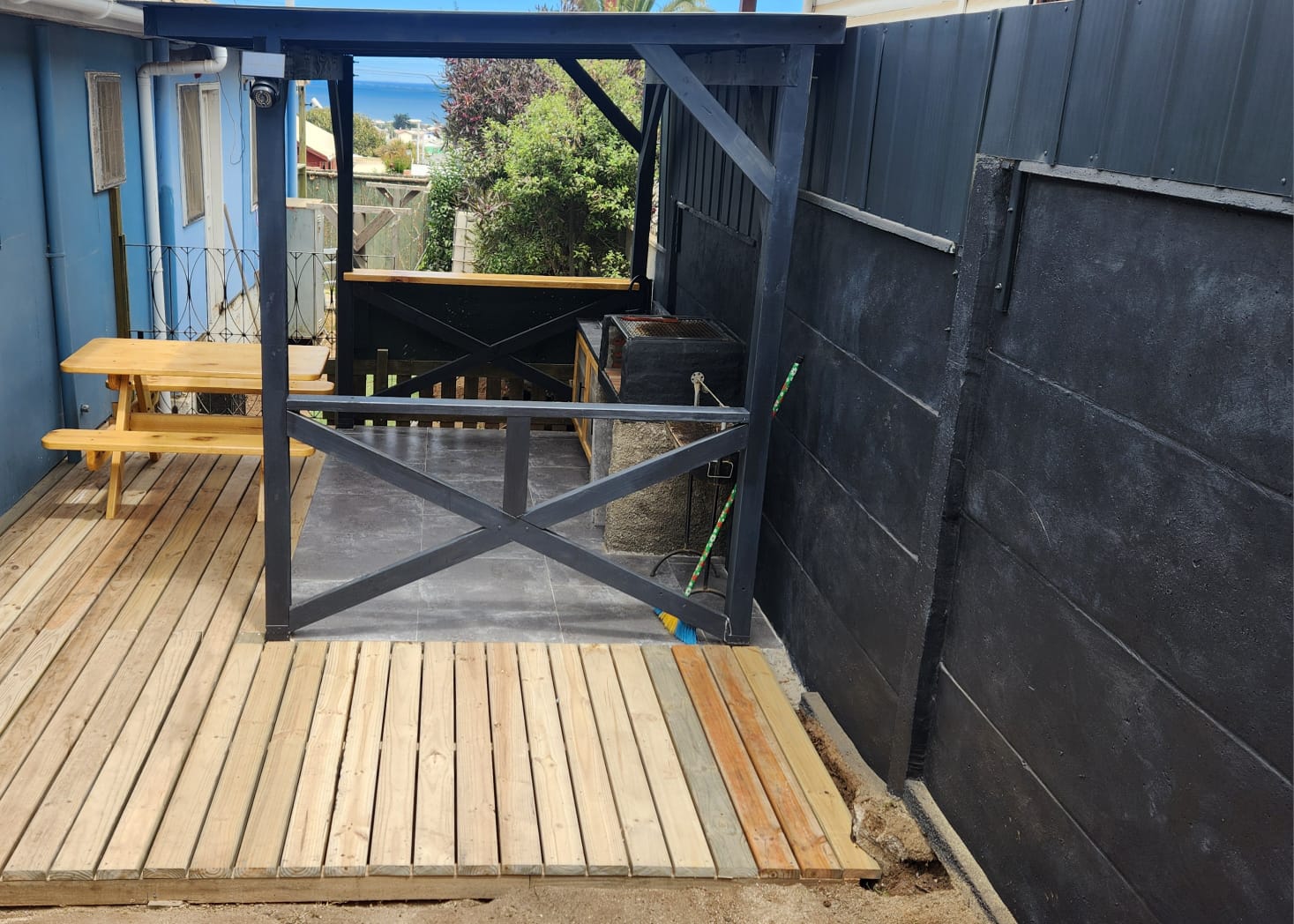 Área de estar del quincho